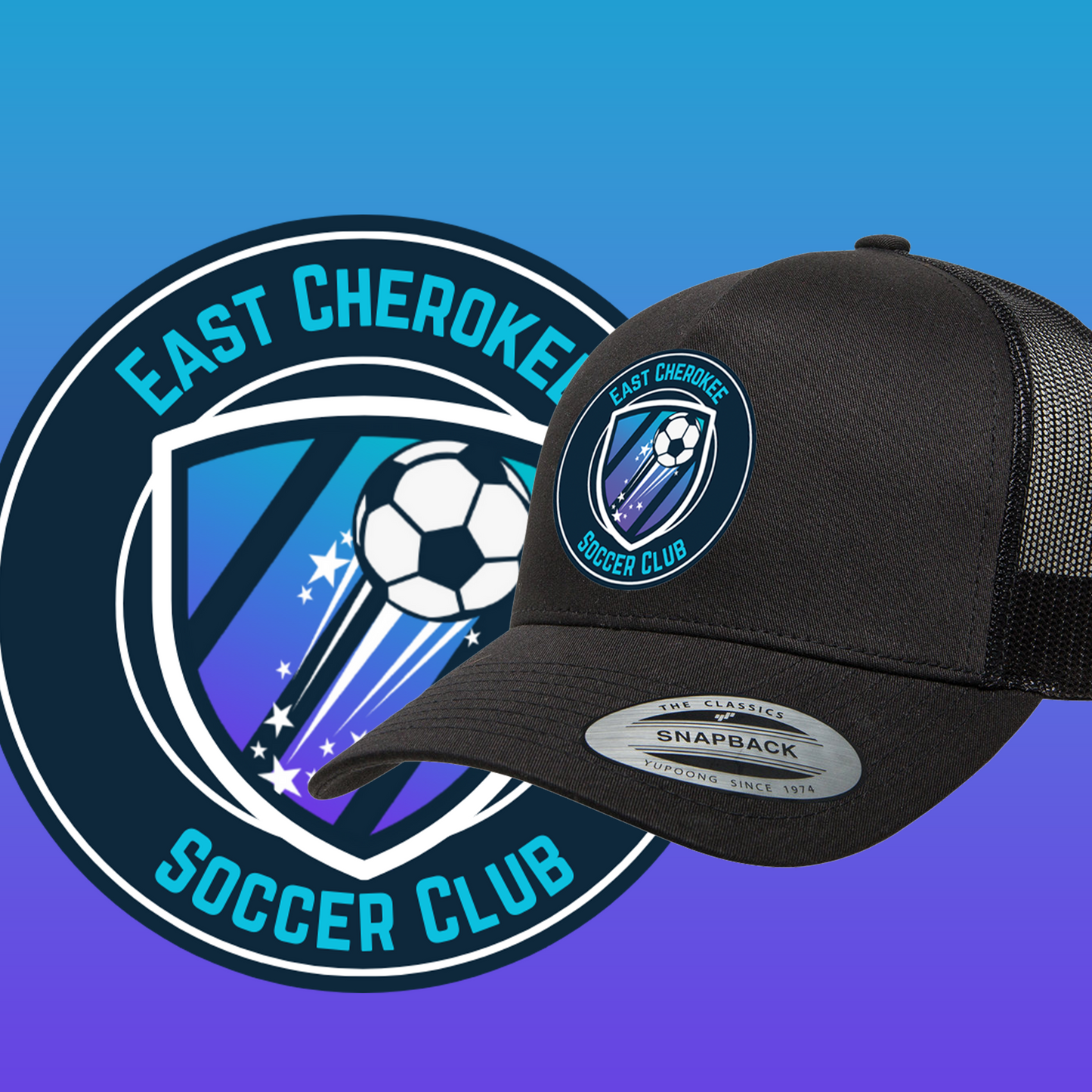Super print trucker hat