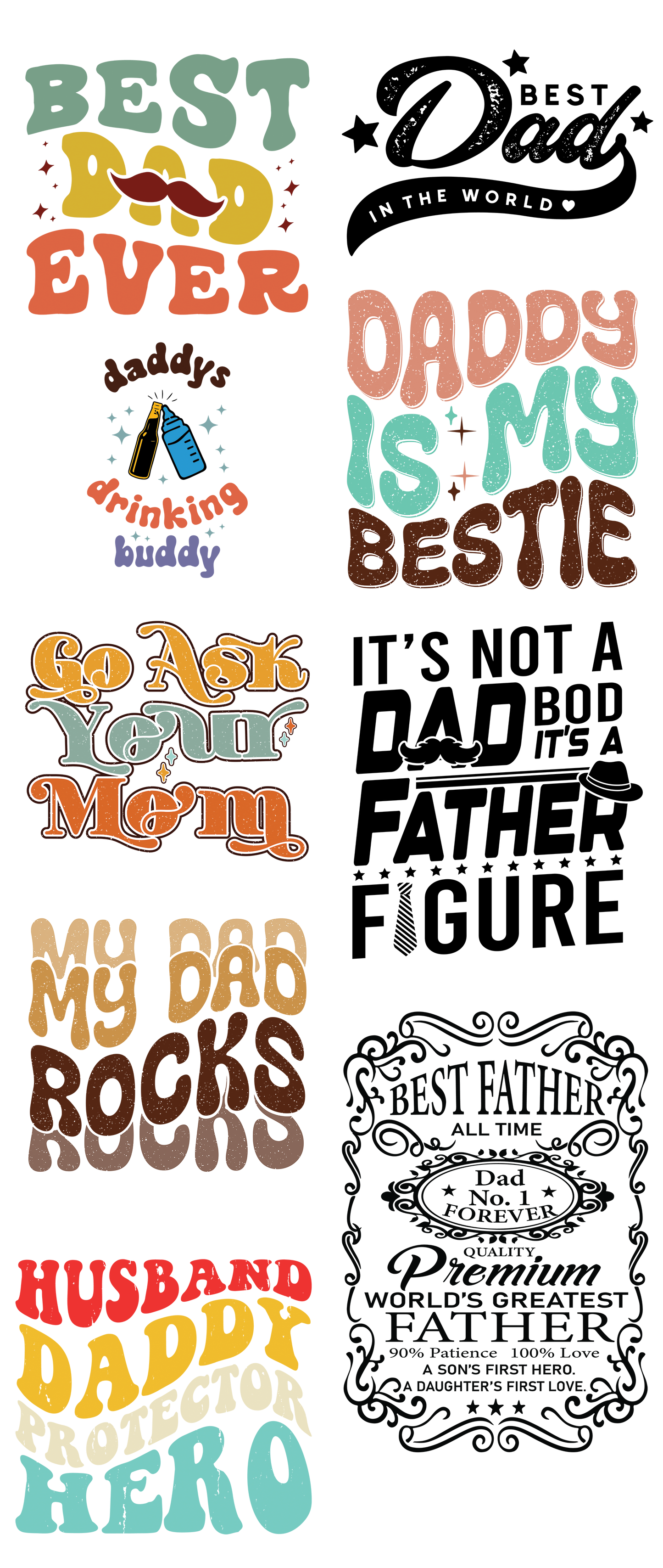 Father's Day Gangsheet