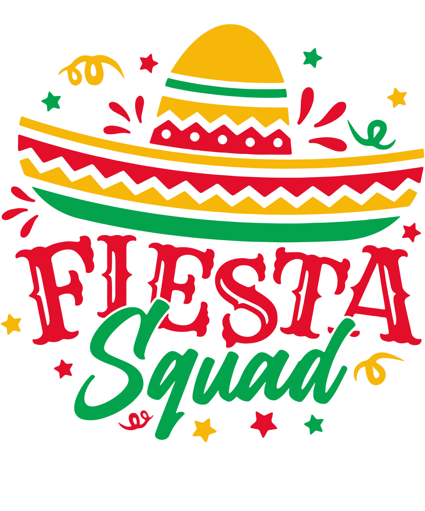 Fiesta Squad DTF Transfer
