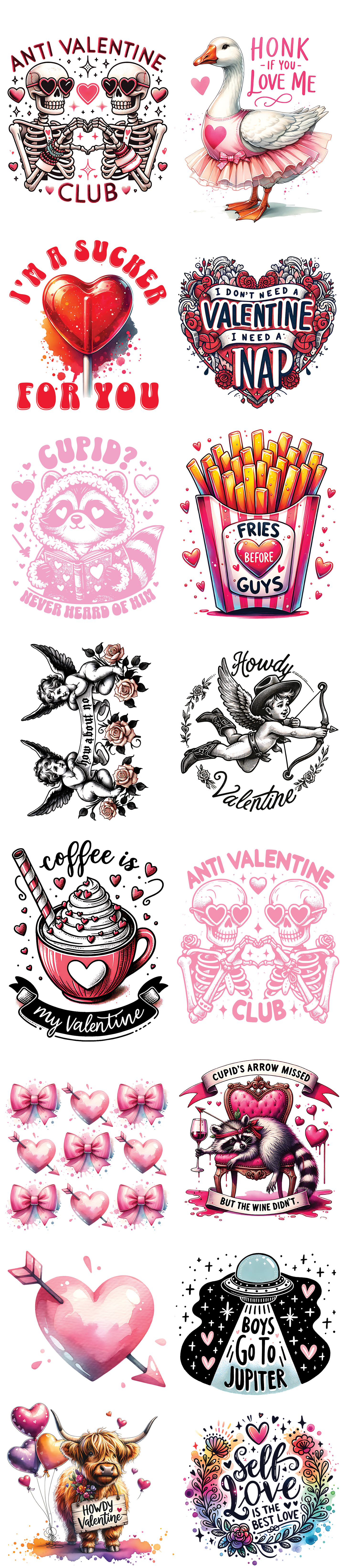 Valentine Day Gangsheet