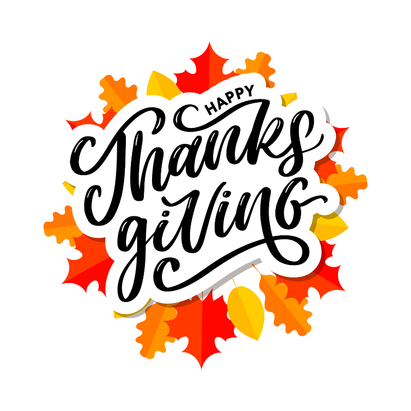 Happy Thanksgiving DTF Transfer 1