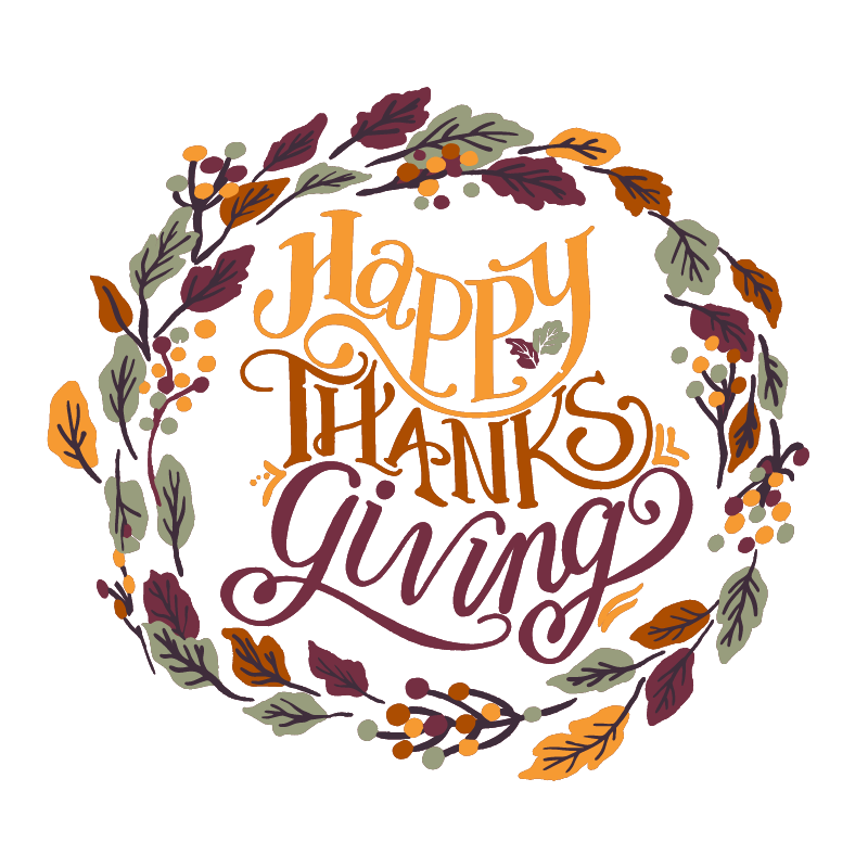 Happy Thanksgiving DTF Transfer 2