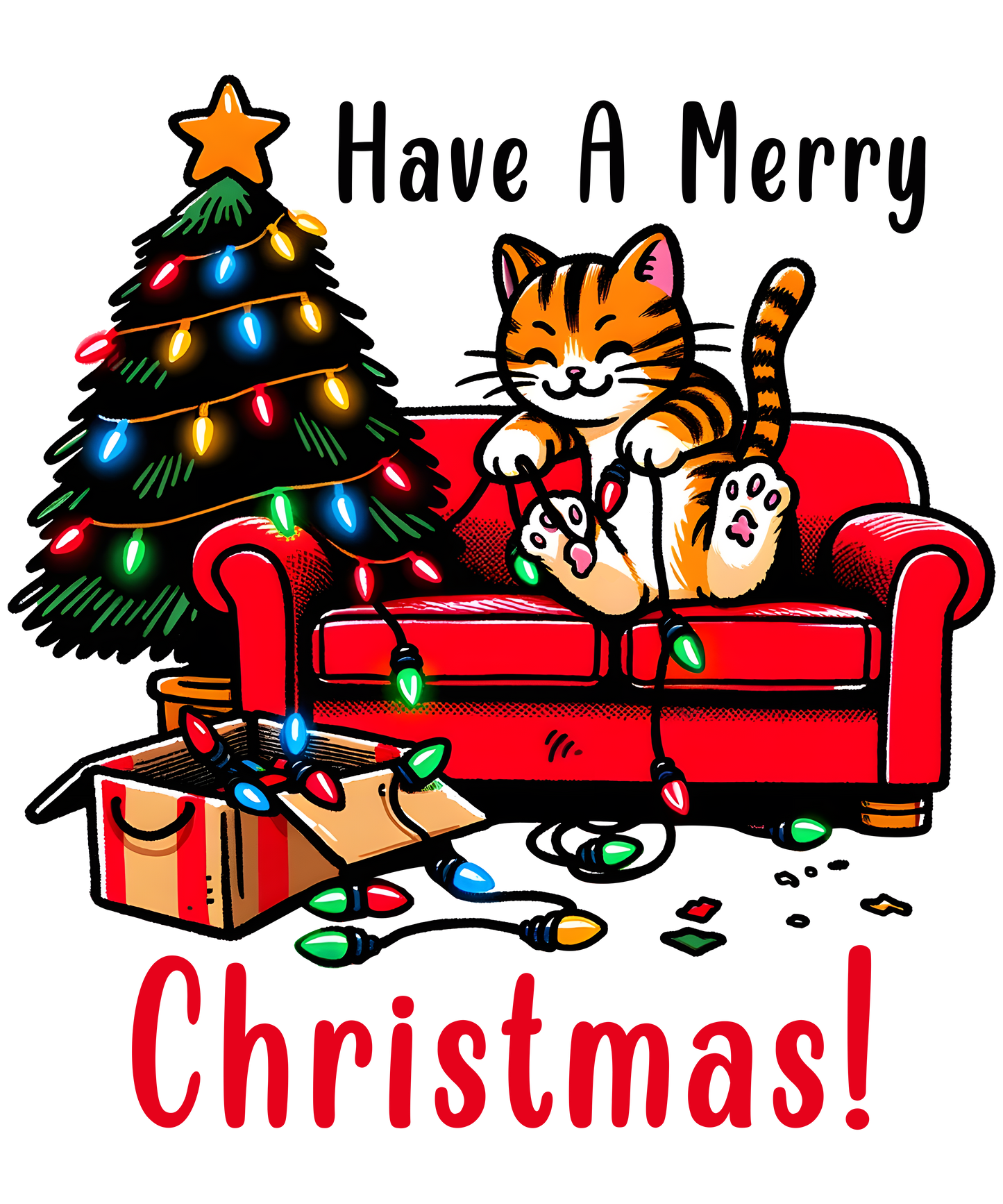 Have a Merry Christmas DTF Transfer