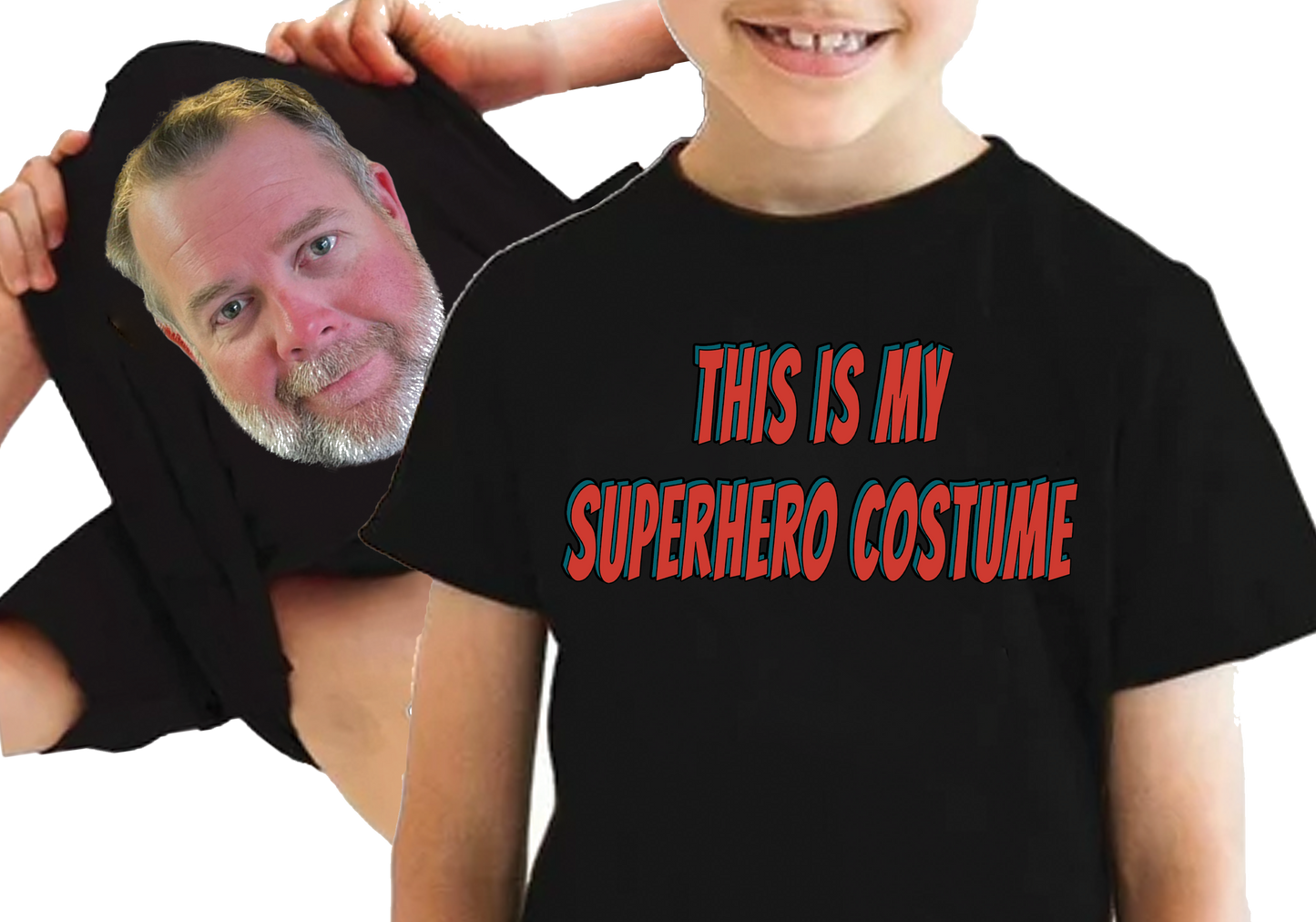 Custom SuperHero Dad shirt