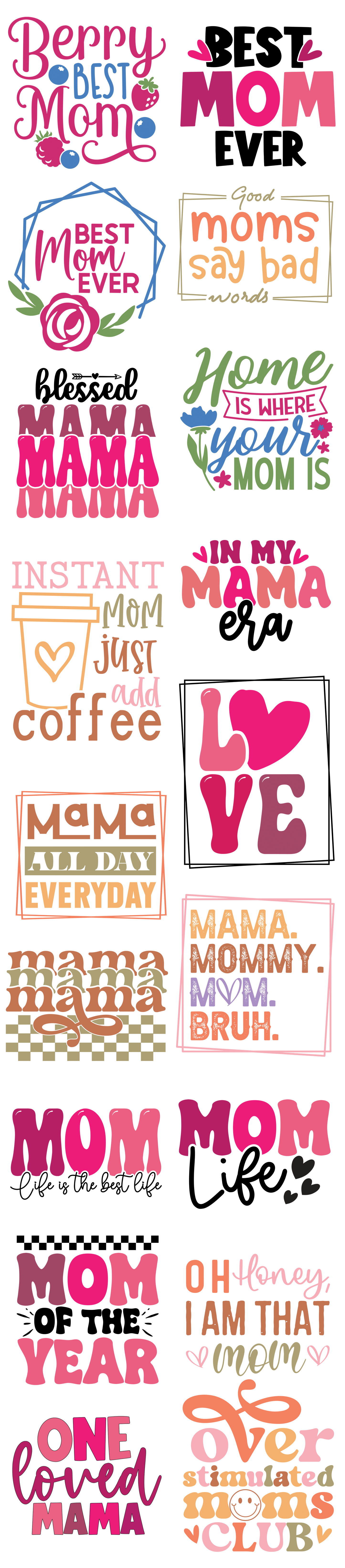 Mother's Day Gangsheet