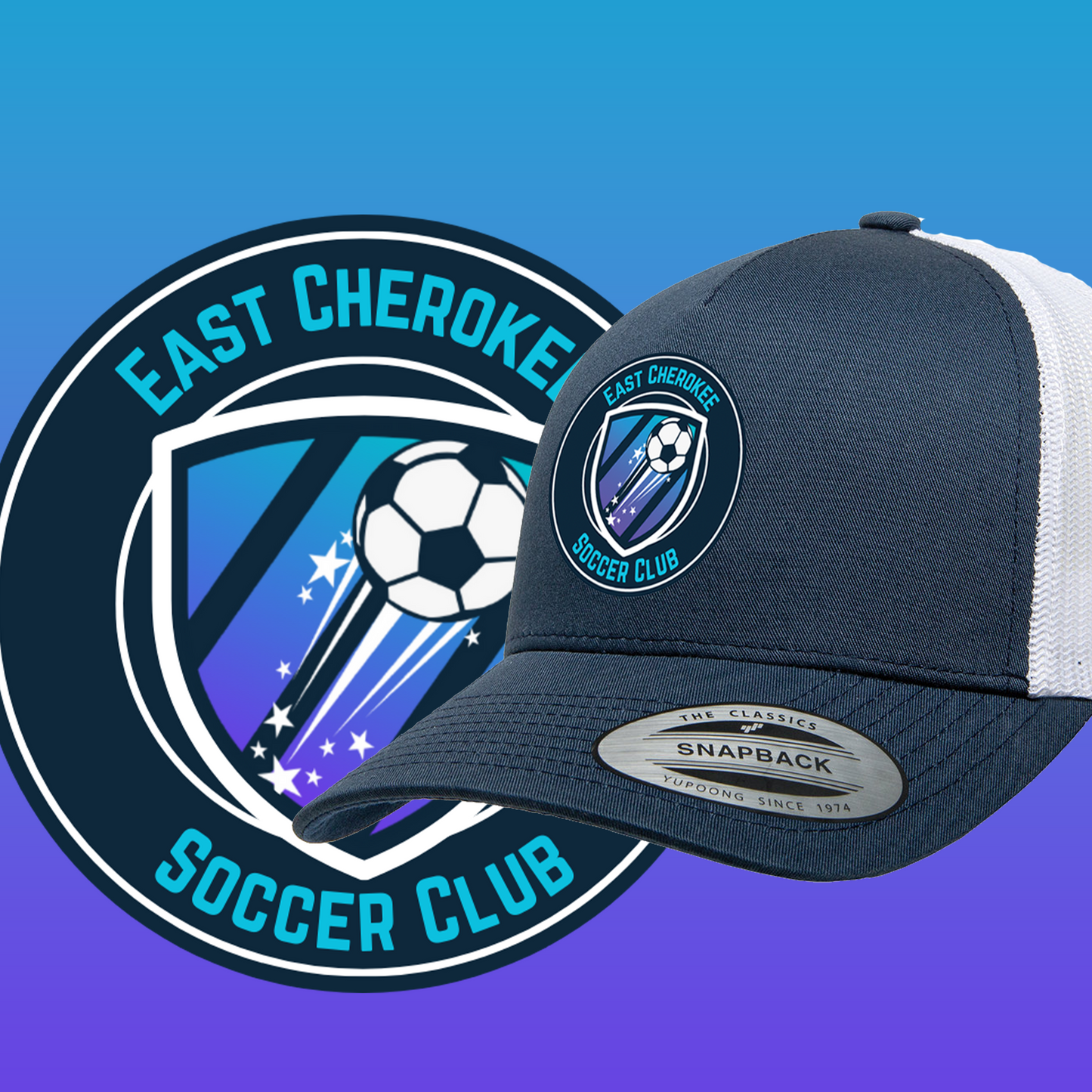 Super print trucker hat