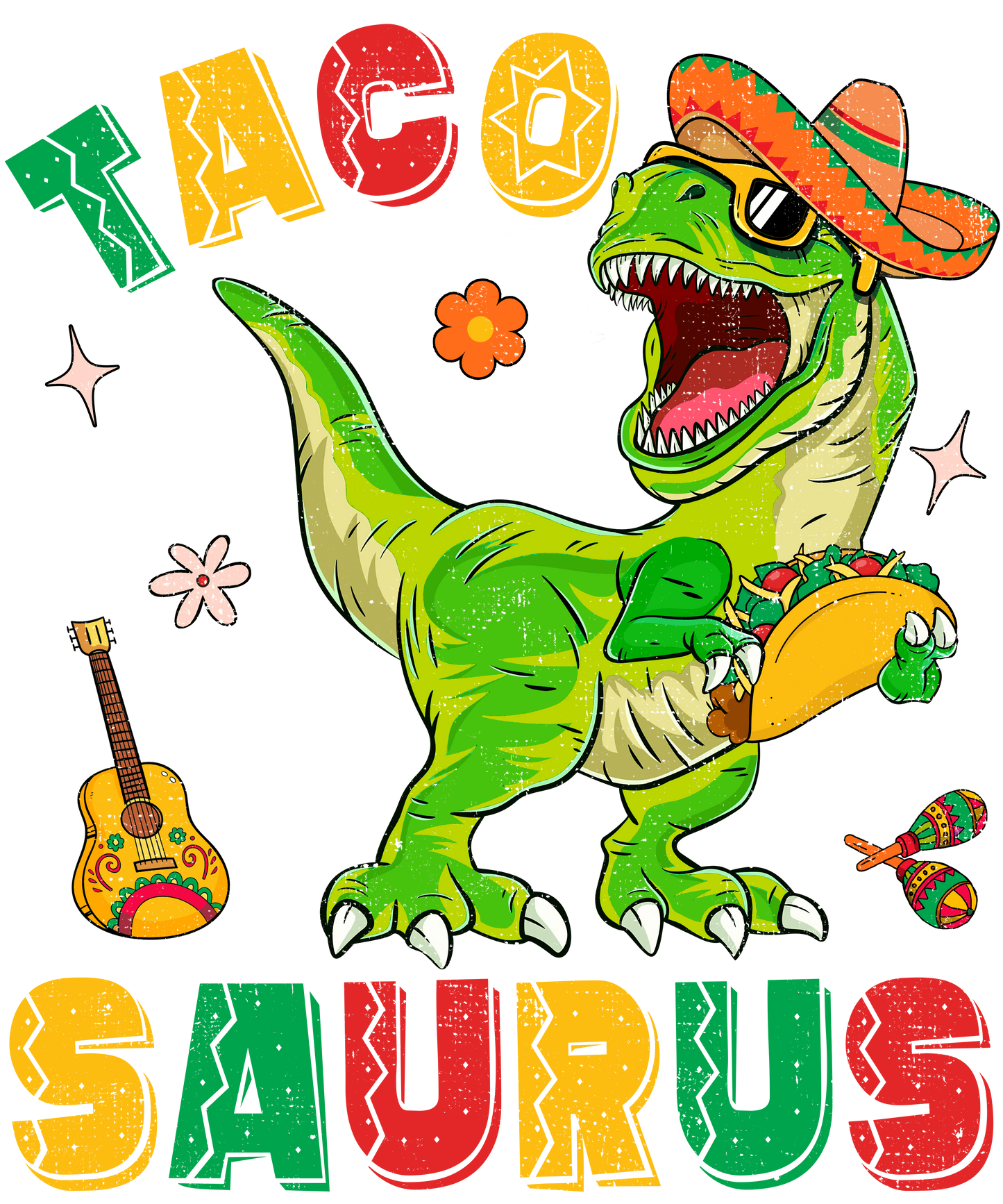 Tacosaurus DTF Transfer