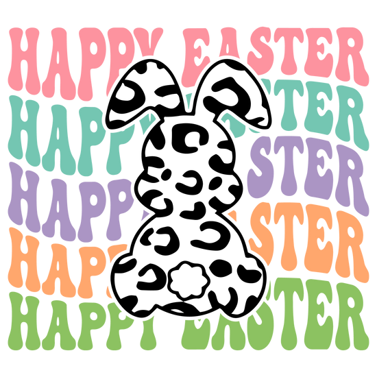 Happy Easter DTF Transfer