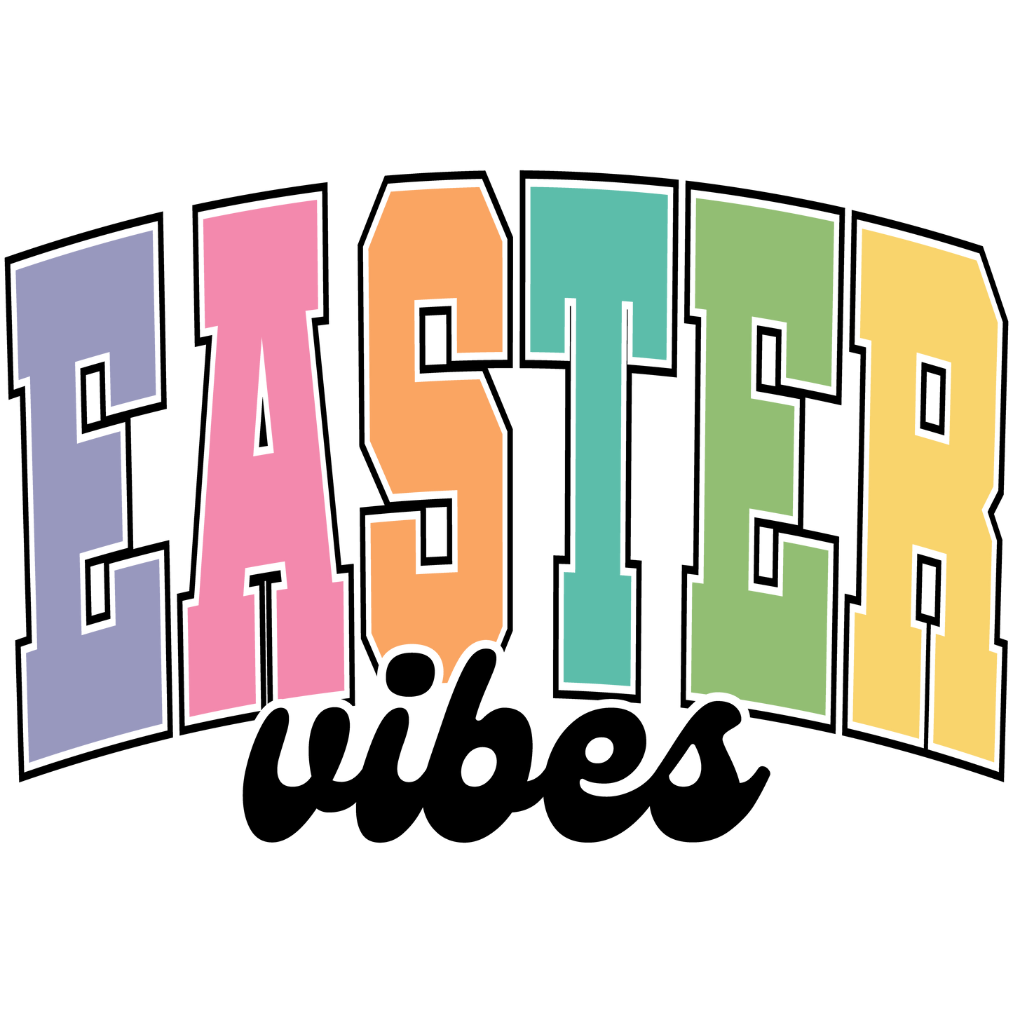 Easter Vibes DTF Transfer