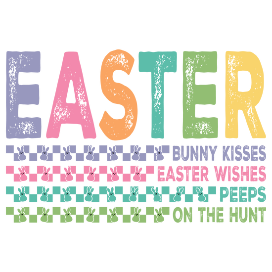 Easter Wishes DTF Transfer