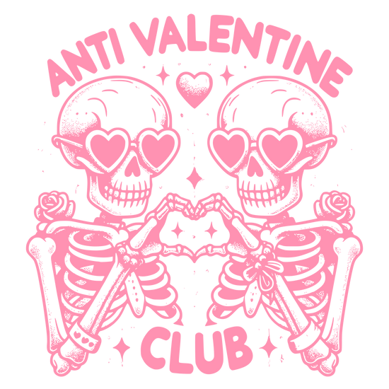 Anti Val Club (pink) DTF Transfer