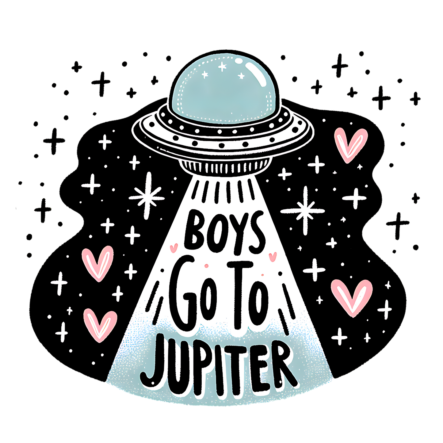 Boys go to Jupiter DTF Transfer