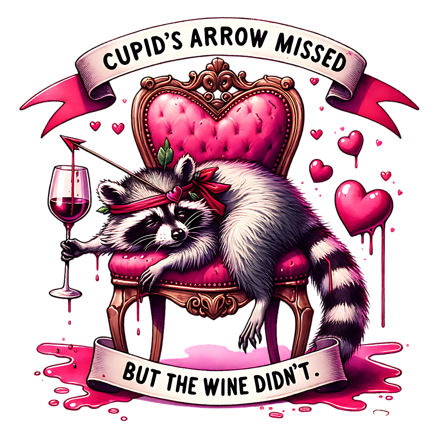Cupid's Arrow Missed DTF Transfer