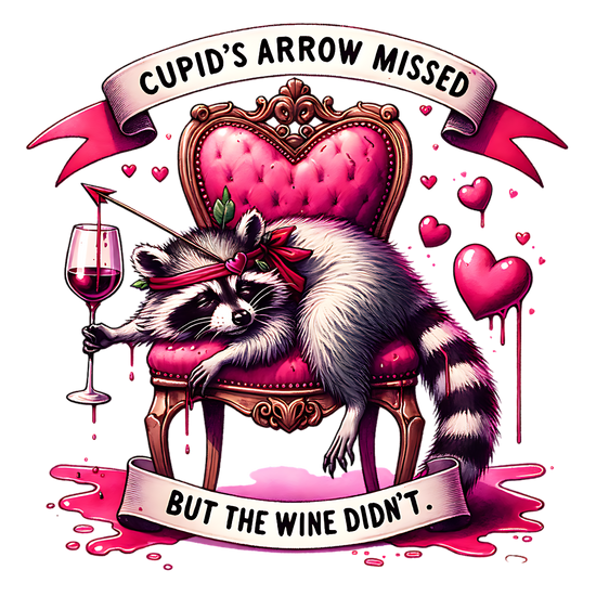 Cupid's Arrow Missed DTF Transfer