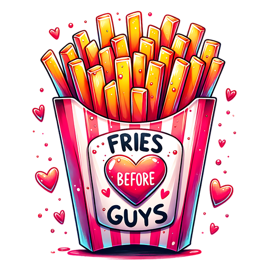 Fries Before Guys DTF Transfer