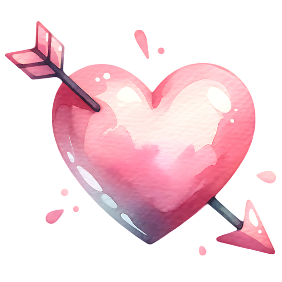 Arrow Heart DTF Transfer