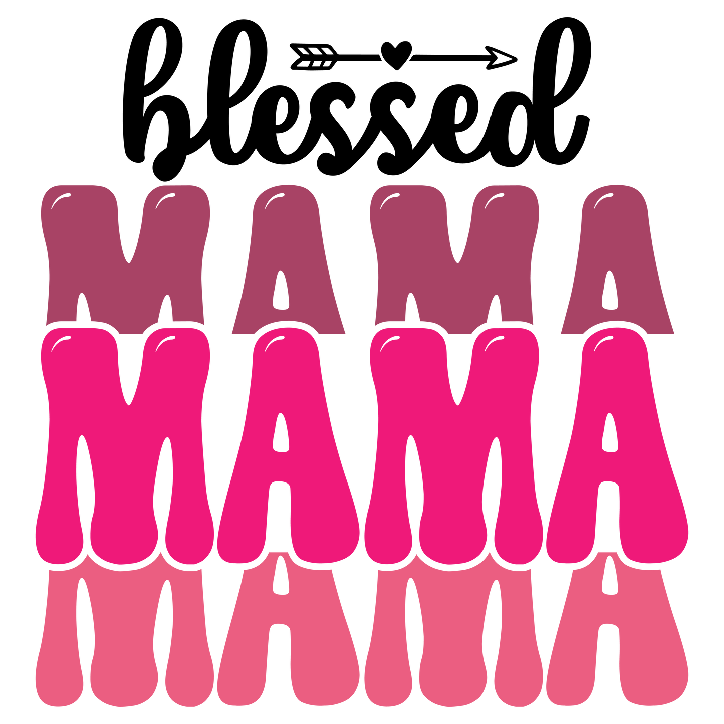 Blessed Mama DTF Transfer