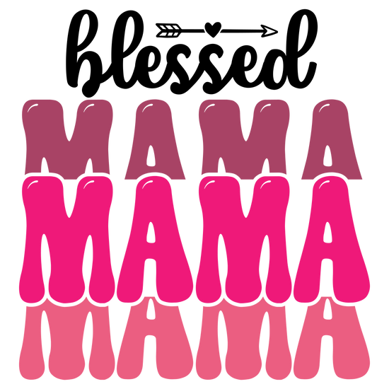 Blessed Mama DTF Transfer