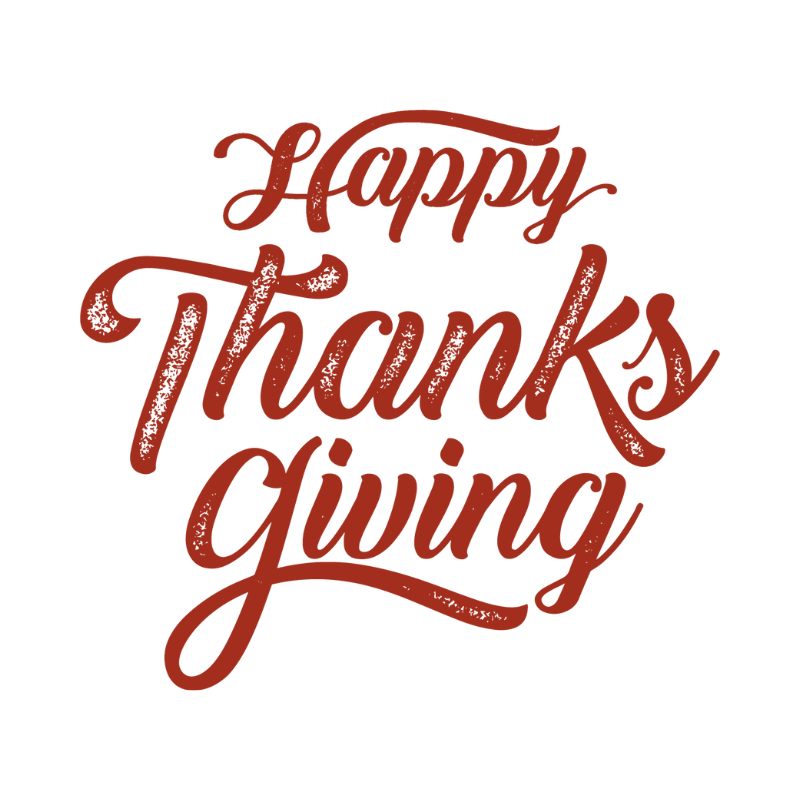 Happy Thanksgiving DTF Transfer 5