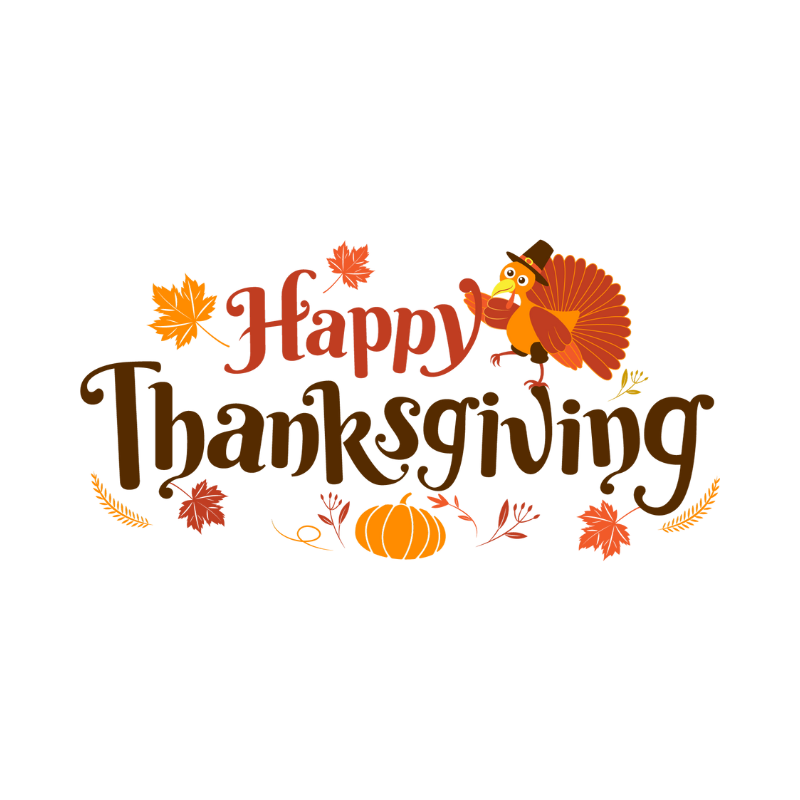Happy Thanksgiving DTF Transfer 7