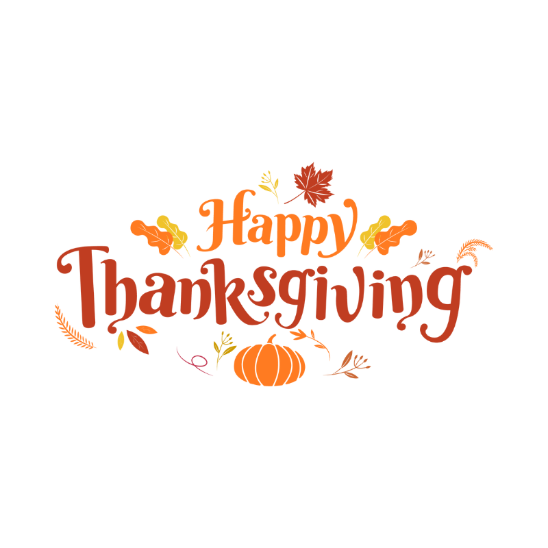 Happy Thanksgiving DTF Transfer 8