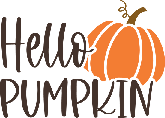 Hello Pumpkin DTF Transfer