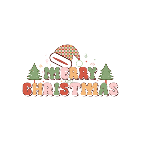 Merry Christmas DTF Transfer 2