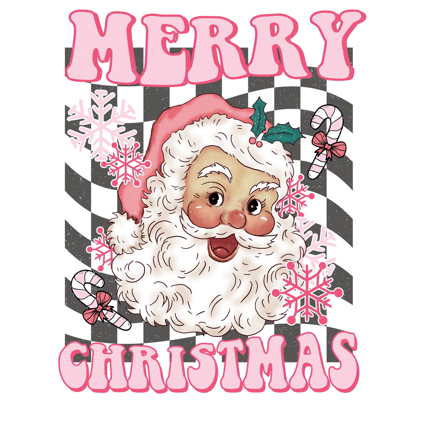 Merry Christmas DTF Transfer 3