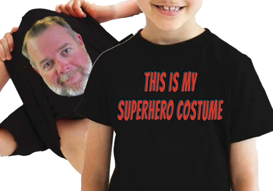 Custom SuperHero Dad shirt