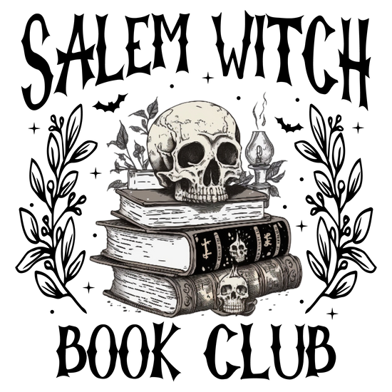 Salem Witch Book Club DTF Transfer