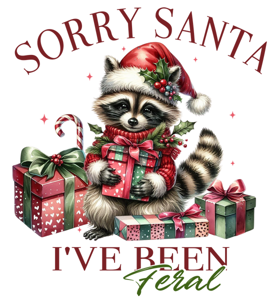 Sorry Santa I've Been Feral DTF Transfer