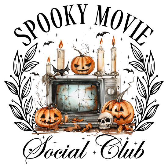 Spooky Movie Social Club DTF Transfer